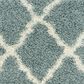 Safavieh Dallas Shag SGD257C-26 2"3" x 6" Seafoam/Ivory Runner, , large