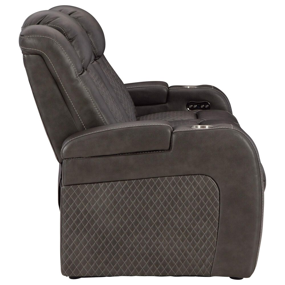 Ashley Fyne-Dyme 2-Piece Power Reclining Living Room Set in Shadow, , large