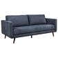 Apricot Liverpool Stationary Sofa in Denim, , large