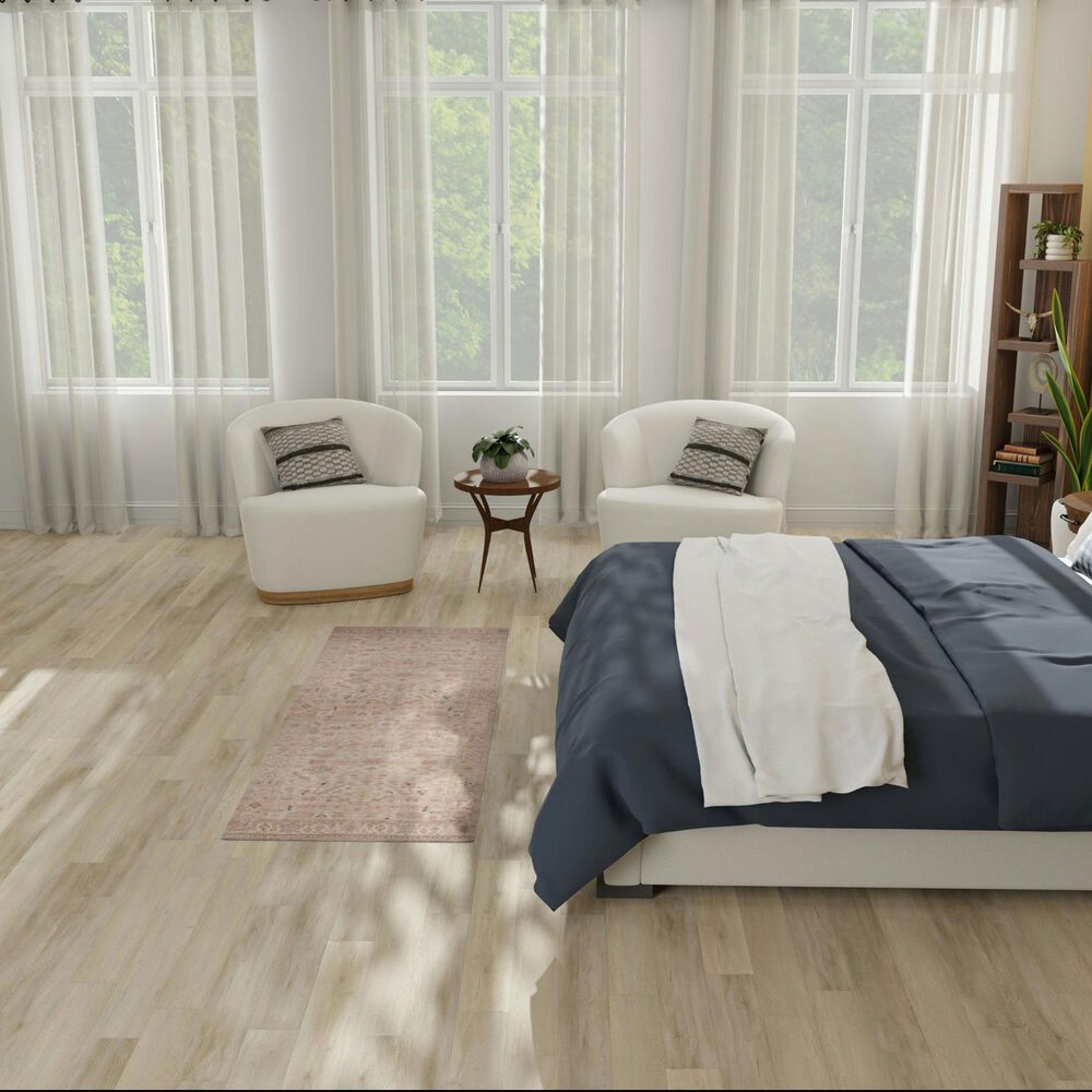 Nourison Vintage Washables Beige 2'2" x 8' Runner, , large