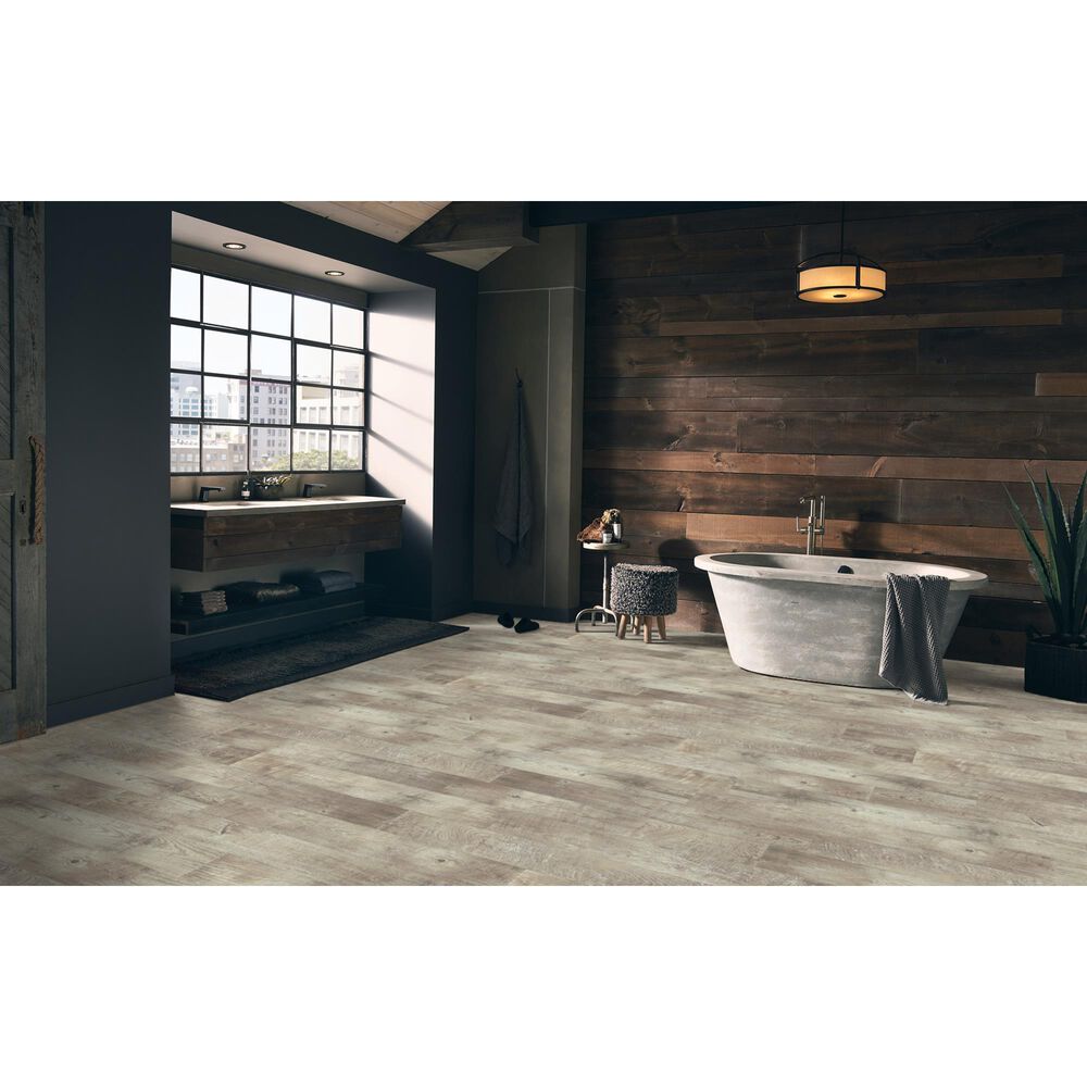 Mannington Adura Rigid Dockside Seashell 6&quot; x 48&quot; Luxury Vinyl Plank, , large