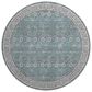 Dalyn Rug Company Hatay HY8 8" Round Teal Area Rug, , large