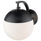 Golden Lighting Dixon 1-Light Wall Sconce in Matte Black, , large