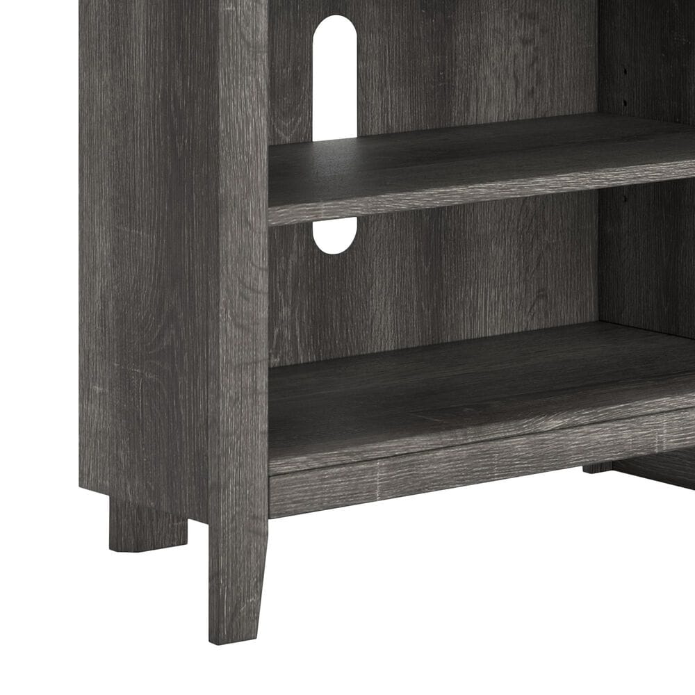 Ashley Arlenbry 58&quot; Corner TV Stand in Gray and Weathered oak, , large