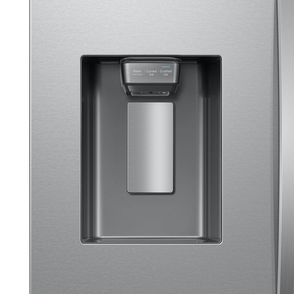 Samsung Large Capacity 3-Door French Door 31 cu. ft. Refrigerator with 4 Types of Ice in Stainless Steel, , large
