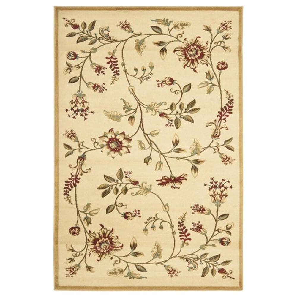 Safavieh Lyndhurst 3"3" x 5"3" Ivory and Multicolor Area Rug, , large