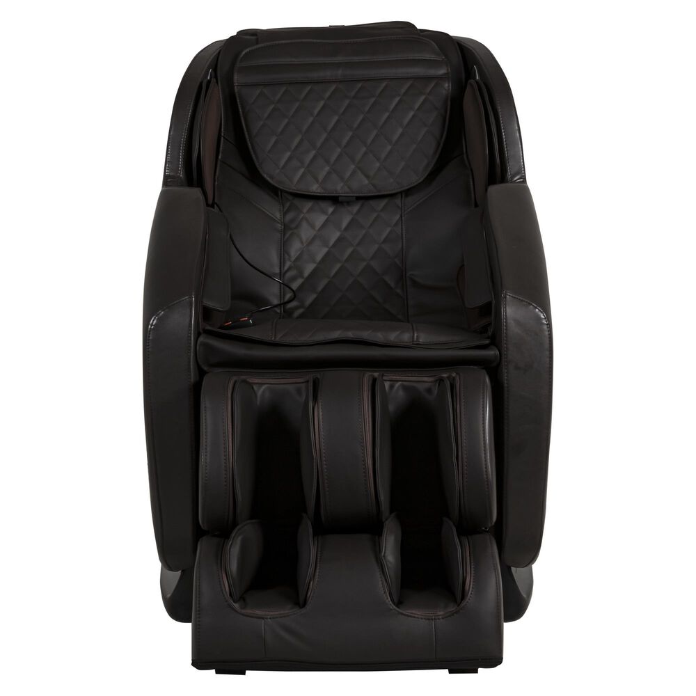 Ergotec Massage Chair with Lumbar Heat in Brown, , large