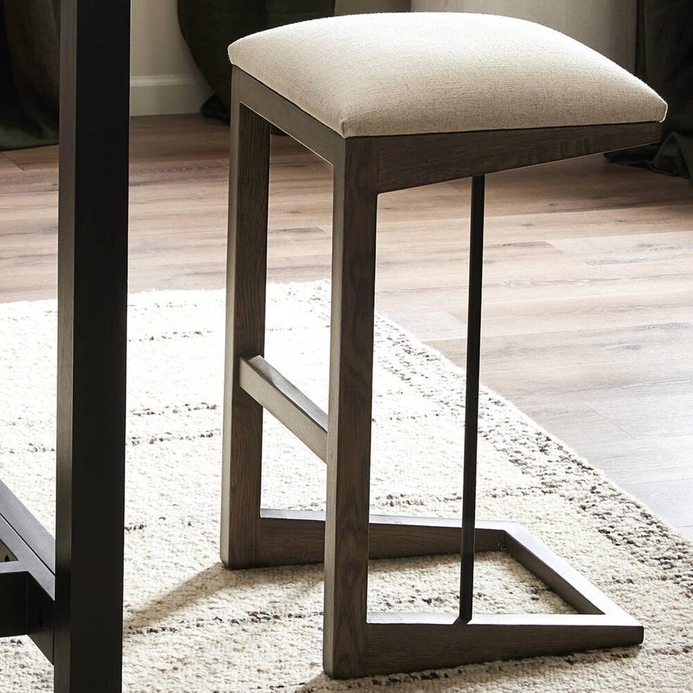 Four Hands Finn Counter Stool in Sienna Brown Oak and Midnight, , large