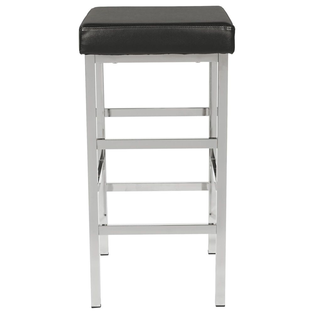 OSP Home Backless 30&quot; Counter Height Bar Stool in Black, , large