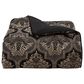 J. Queen New York Windham 4-Piece King Comforter Set in Black, , large