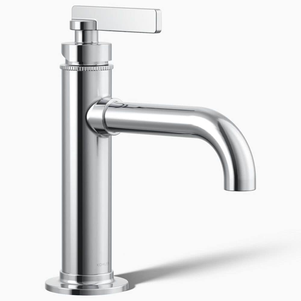 Kohler Castia Single-Handle Bathroom Sink Faucet in Polished Chrome, , large