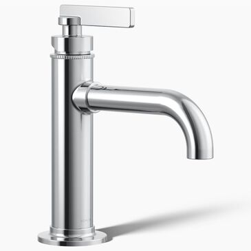 Kohler Castia Single-Handle Bathroom Sink Faucet in Polished Chrome, , large