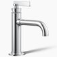 Kohler Castia Single-Handle Bathroom Sink Faucet in Polished Chrome, , large