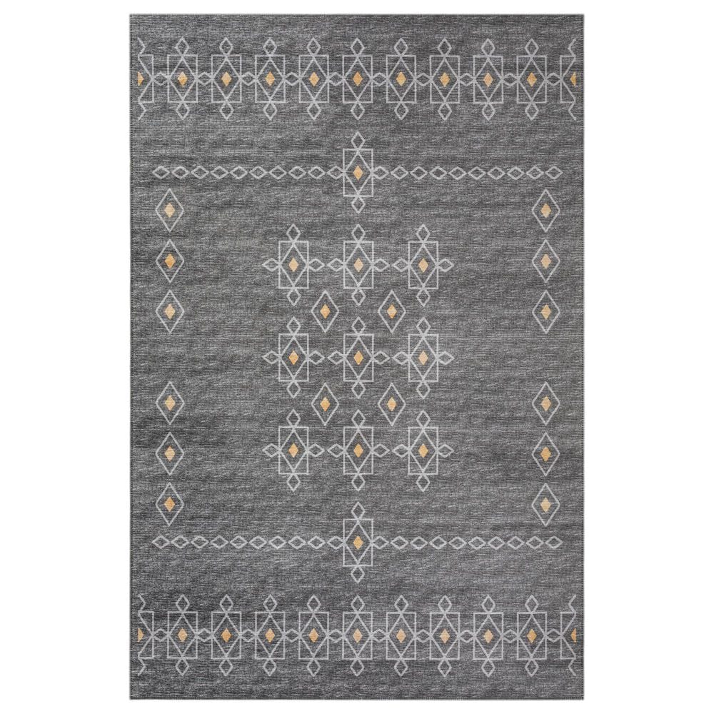 Dalyn Rug Company Sedona SN3 6" x 9" Charcoal Indoor/Outdoor Area Rug, , large