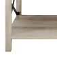 Walker Edison Barn Door Coffee Table in White Oak, , large