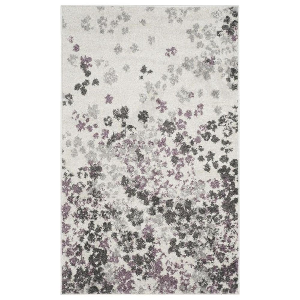 Safavieh Adirondack ADR115L 3" x 5" Ivory and Purple Area Rug, , large