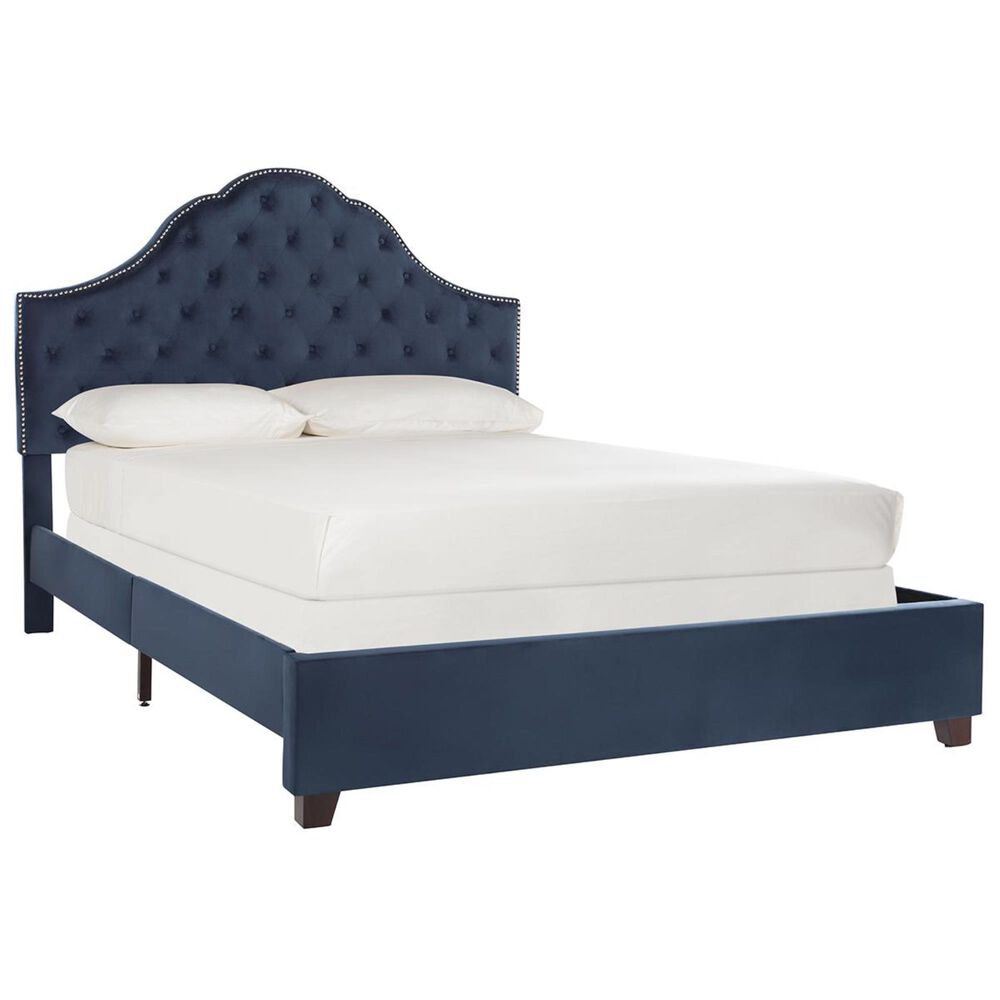 Safavieh Beckham Full Panel Bed in Navy, , large
