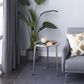 Maple and Jade Modern Leg Accent Table in Silver, , large