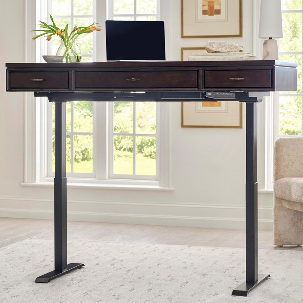 Riva Ridge Sutton 60" Lift Desk Top in French Roast, , large