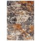 Surya Tuscany TUS-2336 Brown, Dusty Coral, Cream, Dark Blue, Blue, Gray and Light Beige 12" x 15" Area Rug, , large