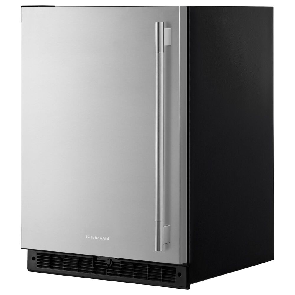 KitchenAid 5.0 Cu. Ft. Undercounter Refrigerator in Black and Stainless Steel, , large