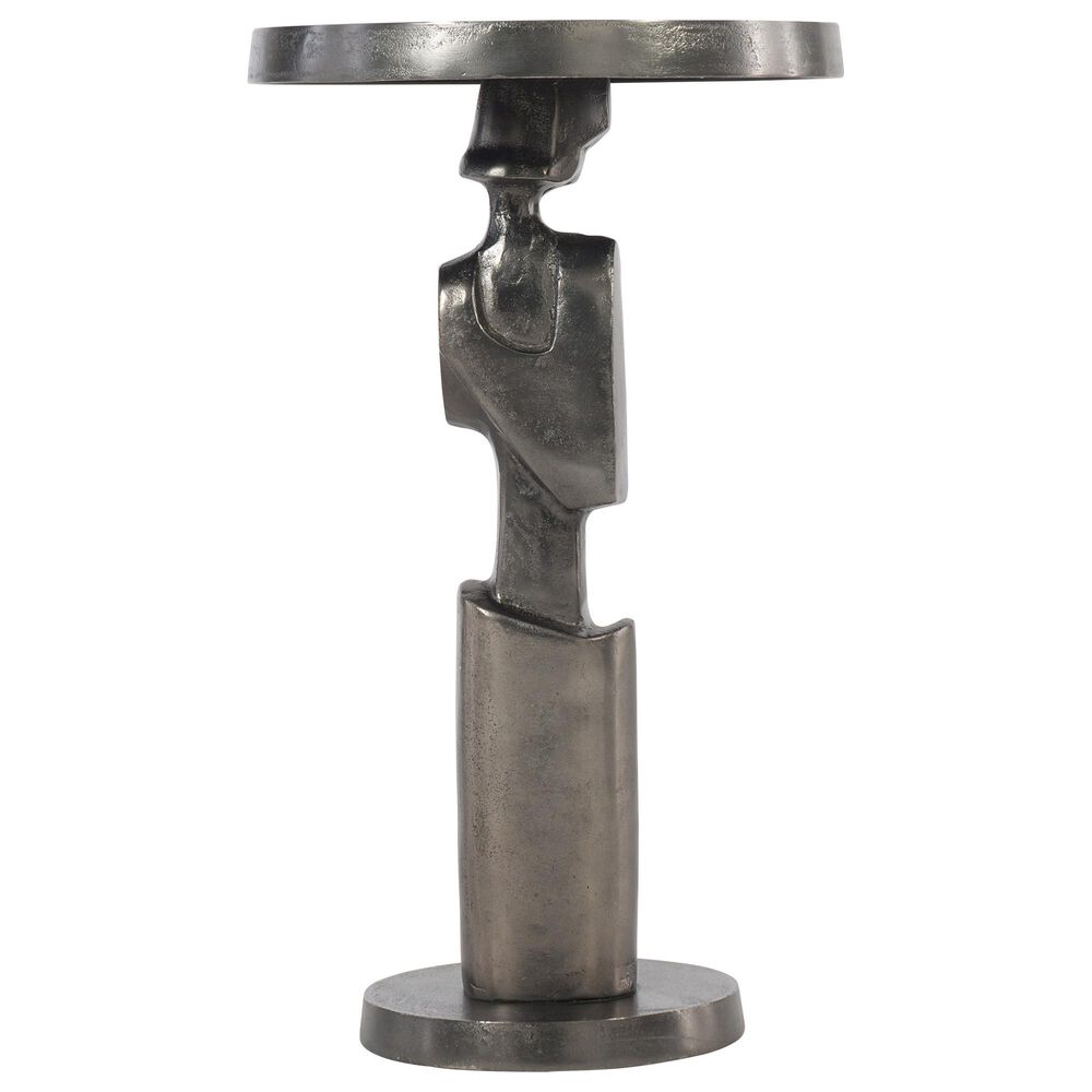Bernhardt Vevo Chairside Table in Black Nickel, , large