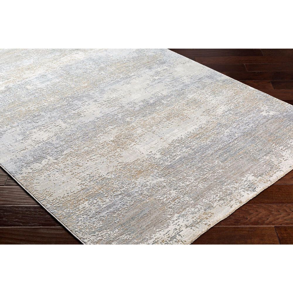 Surya Brunswick 5&#39; x 7&#39;5&quot; Cream, Tan, Olive, Blue, Seafoam and Taupe Area Rug, , large