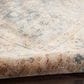 Nourison Luxurious 8"6" x 11"6" Ivory and Blue Area Rug, , large