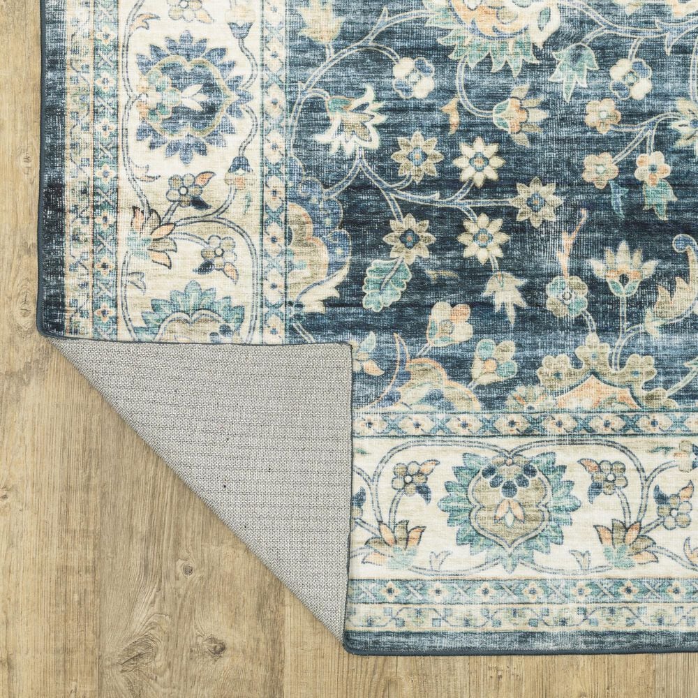 Oriental Weavers Sumter 2&#39; x 8&#39; Blue and Ivory Runner, , large
