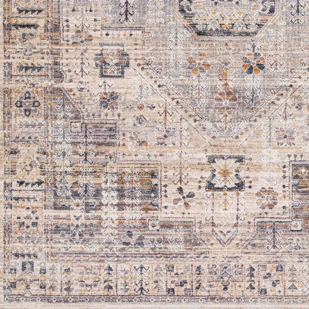 Surya Aida AAD-2307 8&#39;10&quot; x 13&#39; Beige, Medium Gray, Tan, Ivory, Deep Teal and Charcoal Area Rug, , large
