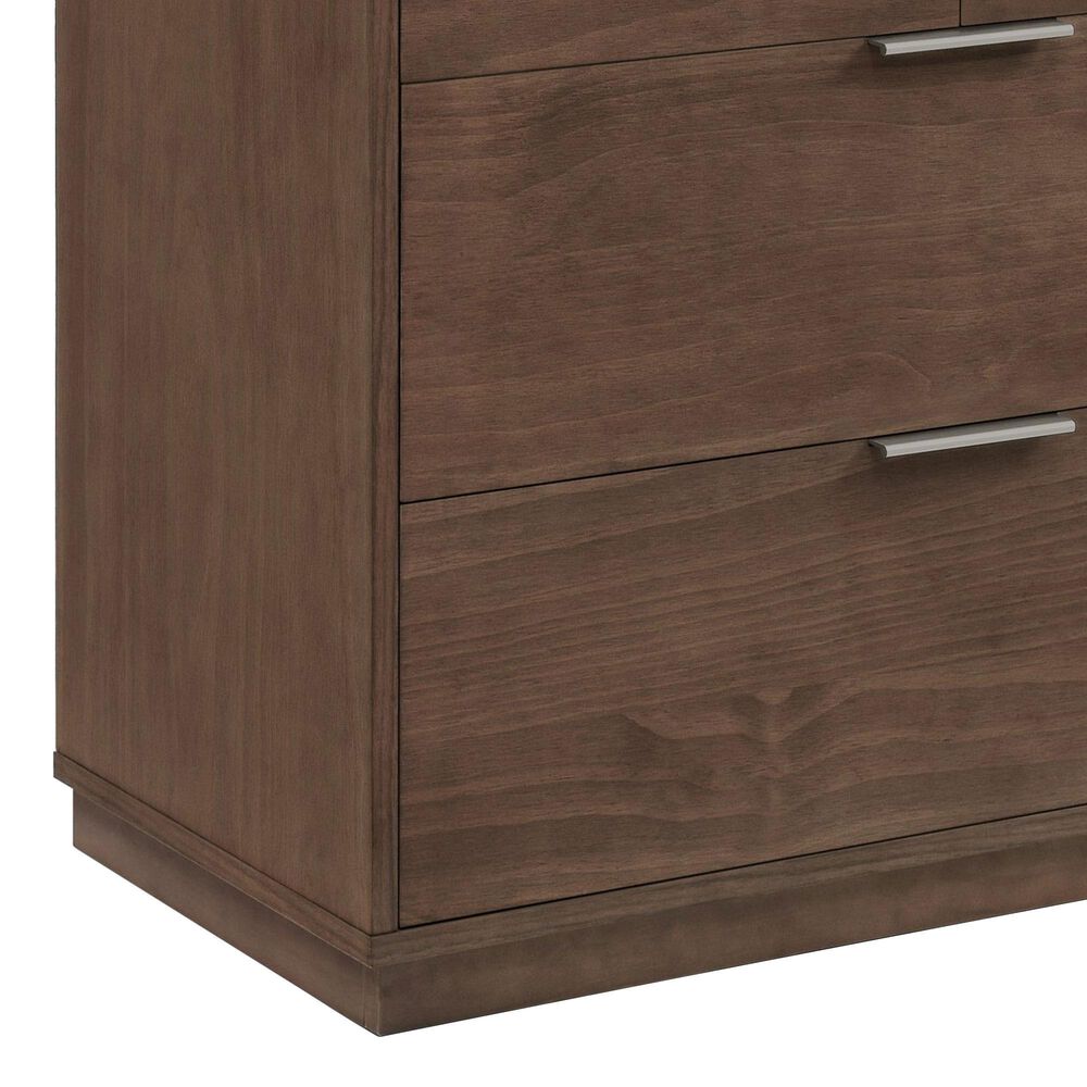Delta Children Forever 4-Drawer Dresser with Changing Top in Teak Brown, , large