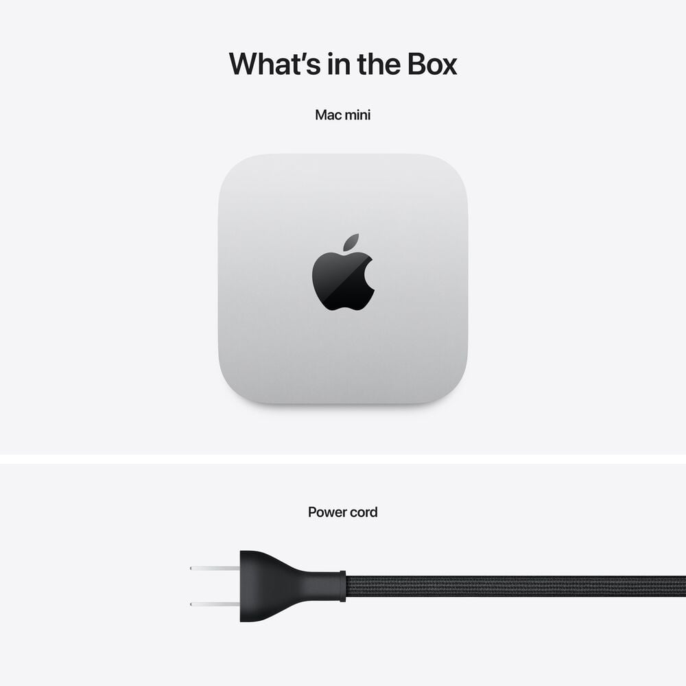 Apple Mac mini Desktop - M4 Pro Chip - 12 Core - 24GB Memory - 512GB SSD in Silver &#40;Latest Model&#41;, , large