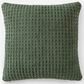 Sunday Citizen Snug Waffle 20" Square Throw Pillow in Moss, , large