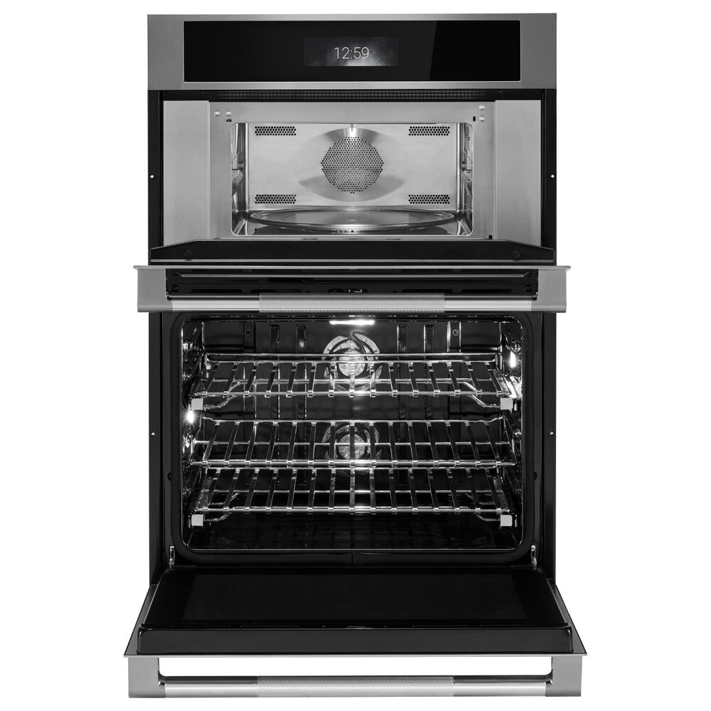 JennAir Rise 30" Smart Microwave Wall Oven Combination with V2 Vertical Dual-Fan in Stainless Steel, , large