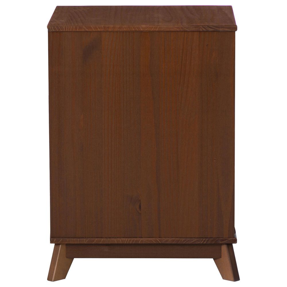 Linon Home Decor Polly 3-Drawer Nightstand in Walnut, , large