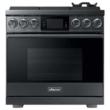 Dacor Modernist 36" Pro Gas Range with Natural Gas in Graphite Stainless Steel, , large