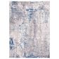Safavieh Aston ASN718 3" x 5" Grey and Navy Area Rug, , large