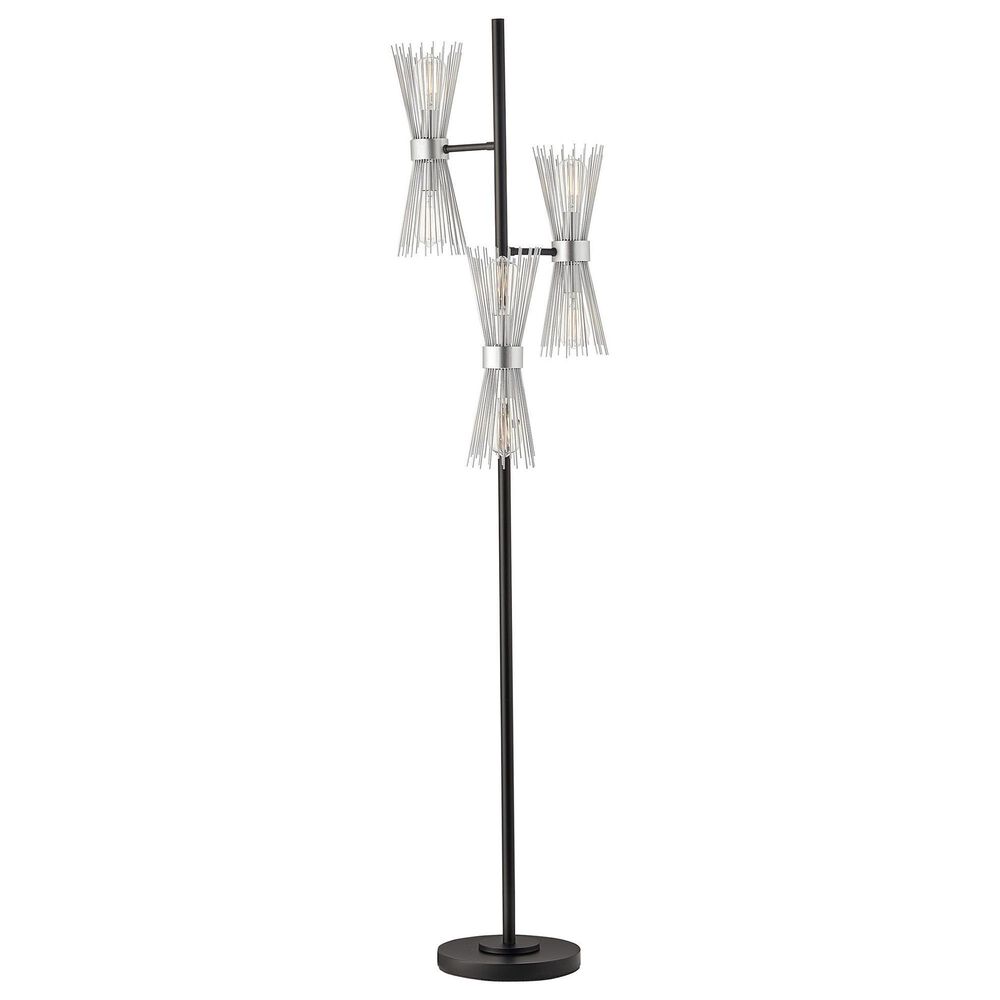 Lite Source 6-Light Floor Lamp in Black, , large