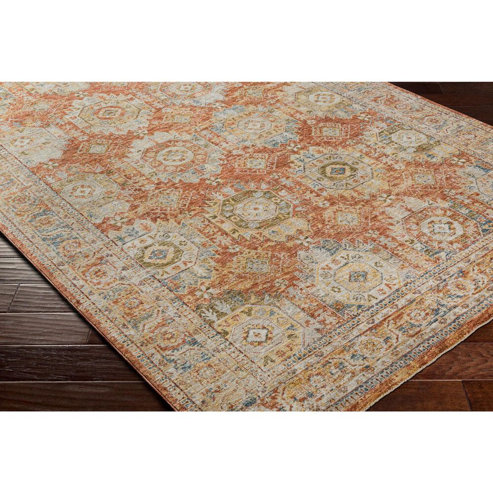 Surya Mona Lisa 10&#39; x 14&#39; Brick Red, Mustard, Tan, Sage, Dark Blue, Olive and Burgundy Area Rug, , large