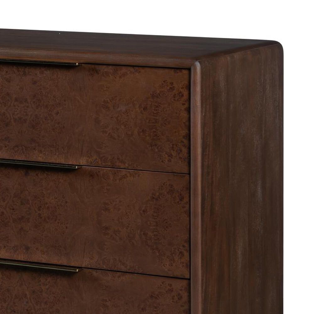 Alder &amp; Tweed Calder 6 Drawer Dresser Only in Mocha Burl, , large