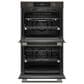 KitchenAid 2-Piece Kitchen Package with Black Ore 30" Smart Double Wall Oven and Black 36" Induction Cooktop, , large