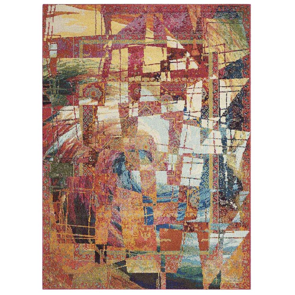 Nourison Celestial CES06 3"11" x 5"11" Stained Glass Area Rug, , large