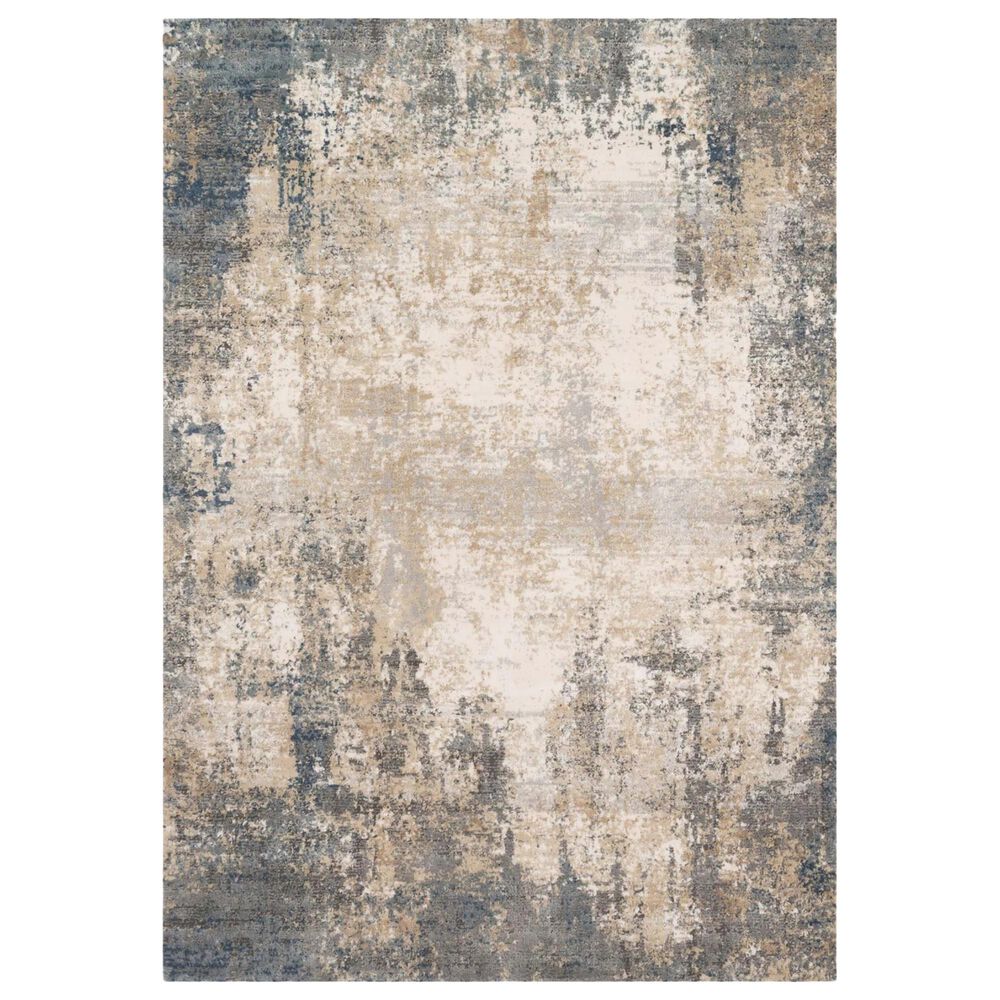 Loloi II Teagan TEA-08 7"11" x 10"6" Ivory and Mist Area Rug, , large