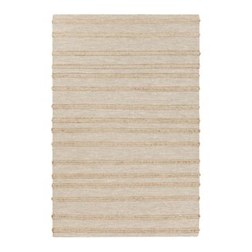 Surya Fiji FJI-8001 3"3" x 5"3" Ivory and Wheat Area Rug, , large