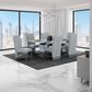 Global Furniture USA Contemporary Polyester Dining Chair in Tantum-Taupe, , large