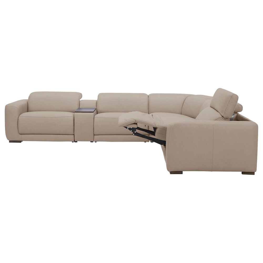Interlochen 6-Piece Leather Power Reclining Sectional with Power Headrests, , large