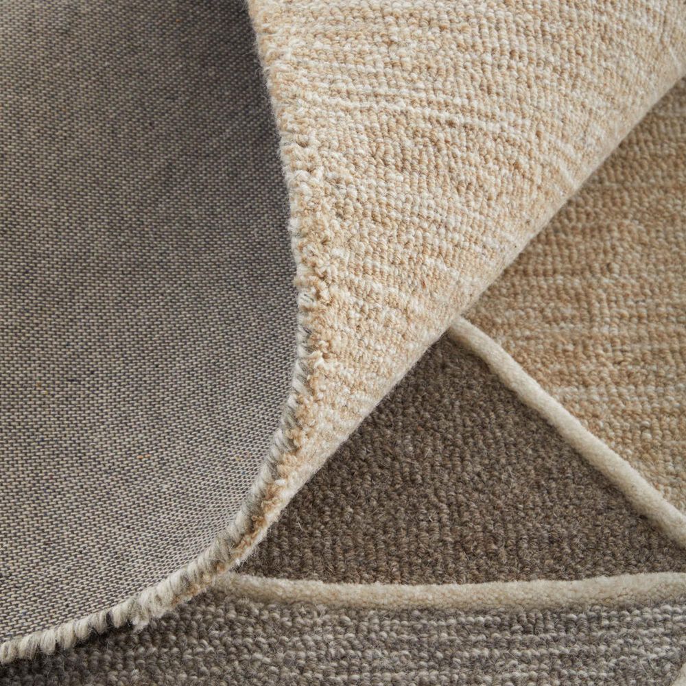 Feizy Kimball Gray, Black and Brown 3&#39;6&quot; x 5&#39;6&quot; Area Rug, , large