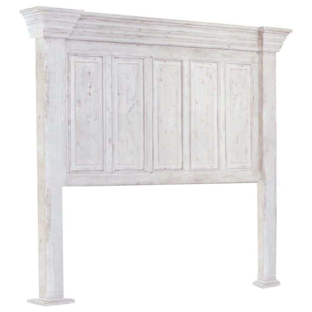 Fallridge Terra White King Bed in Vintage White, , large