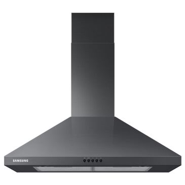 Samsung 30" Digital Chimney Range Hood in Black Stainless Steel, , large