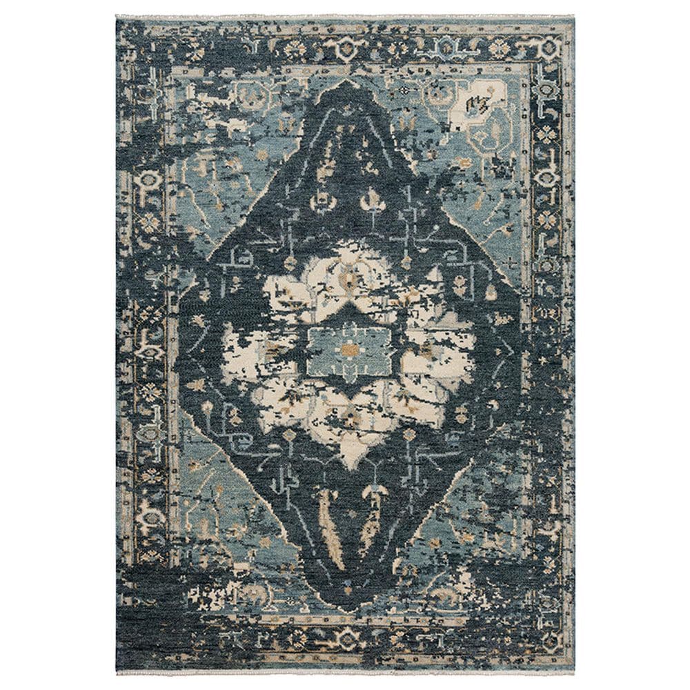 RIZZY Belmont BMT987 6" x 9" Blue Area Rug, , large